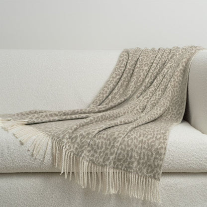 Karoo Brown Cotton-Blend Throw Blanket 50"x60 -- Brown