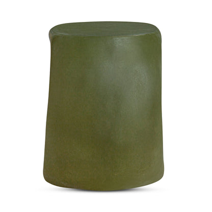 Moe's Home Albers Concrete Green Outdoor Stool