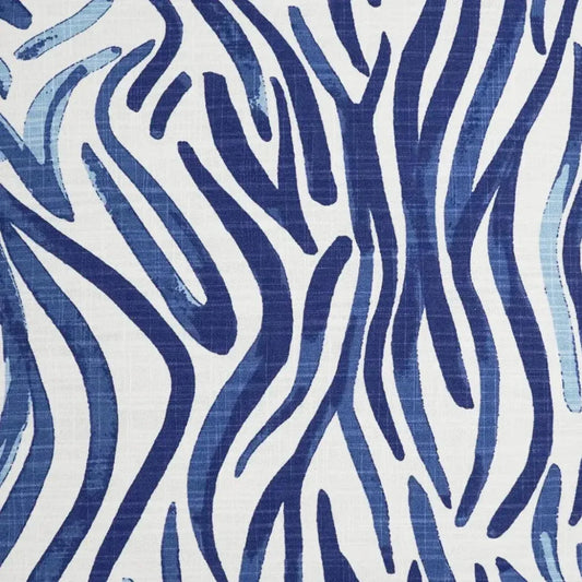 Babur Blue Abstract Blue Large Throw Pillow Insert - LOOMLAN - D.V. Kap - Throw Pillows