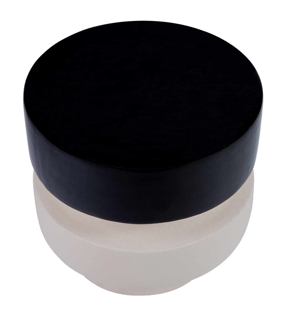 Seasonal Living Balance Garden Stool 16" - Black Outdoor End Table