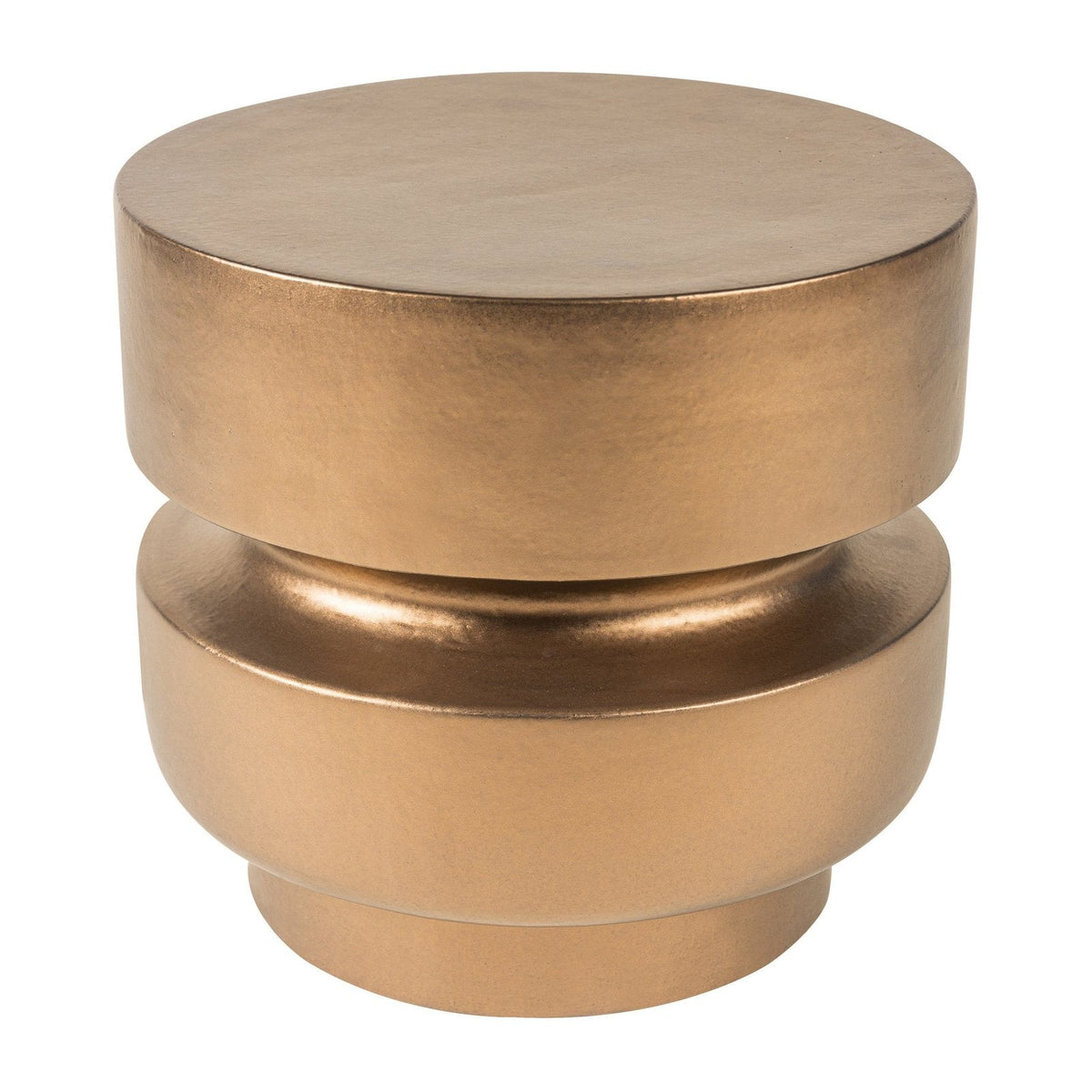 Seasonal Living Balance Garden Stool 16" - Brown Outdoor End Table