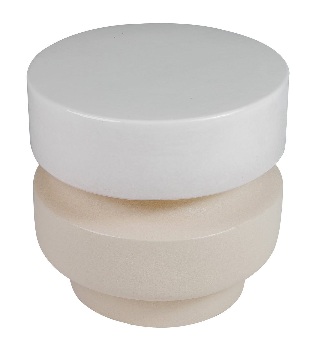 Seasonal Living Balance Garden Stool 16" - Ceramic Outdoor End Table