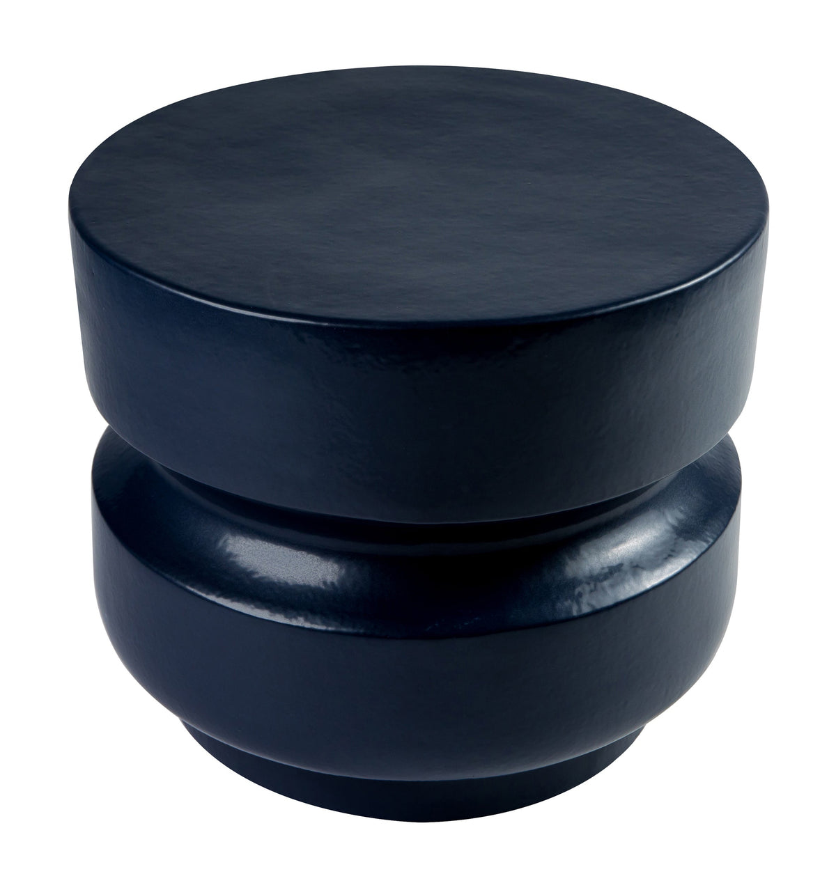 Seasonal Living Balance Stool/Accent Table 18" - Blue Outdoor End Table