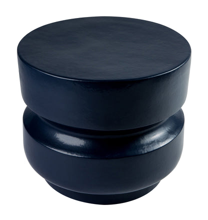 Seasonal Living Balance Stool/Accent Table 18" - Blue Outdoor End Table