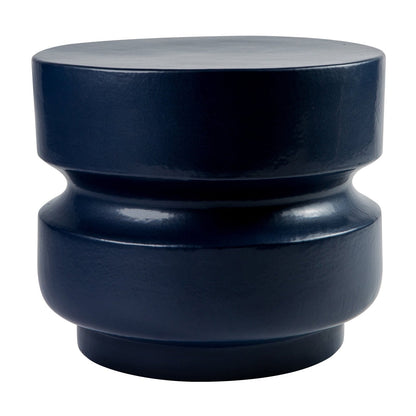 Seasonal Living Balance Stool/Accent Table 18" - Blue Outdoor End Table