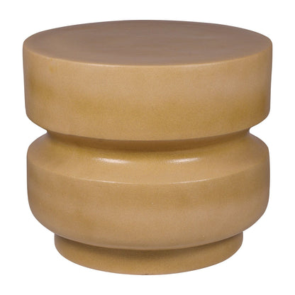Seasonal Living Serenity Ceramic Brown Outdoor Side Table - Medium