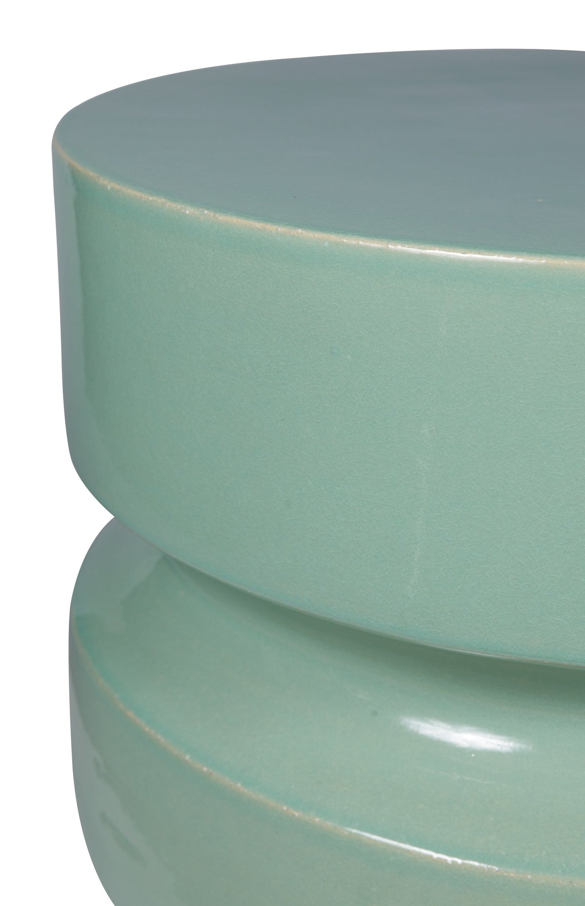 Seasonal Living Balance Stool/Accent Table 18" - Mint Outdoor End Table