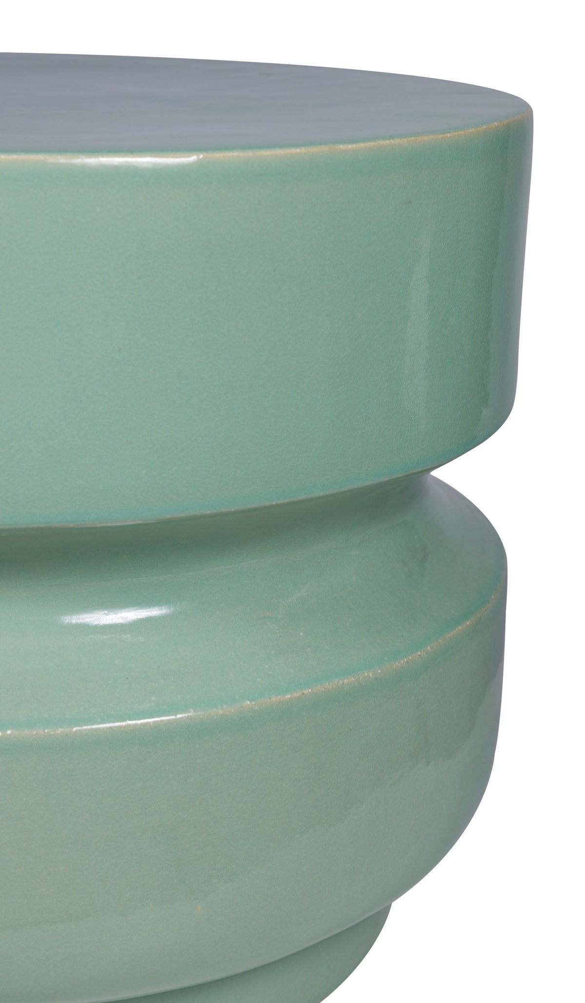 Seasonal Living Balance Stool/Accent Table 18" - Mint Outdoor End Table
