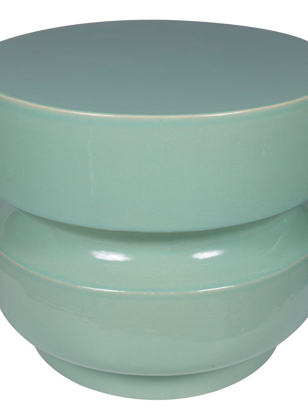Seasonal Living Balance Stool/Accent Table 18" - Mint Outdoor End Table