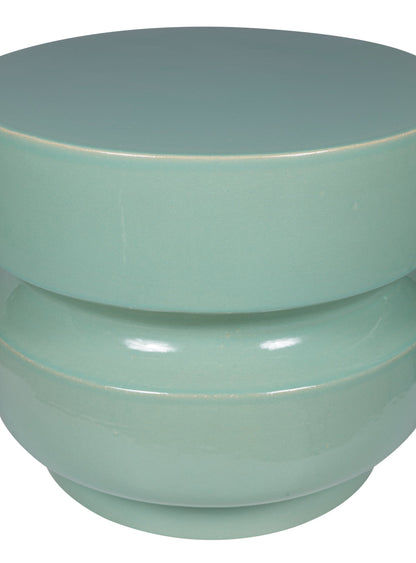 Seasonal Living Balance Stool/Accent Table 18" - Mint Outdoor End Table