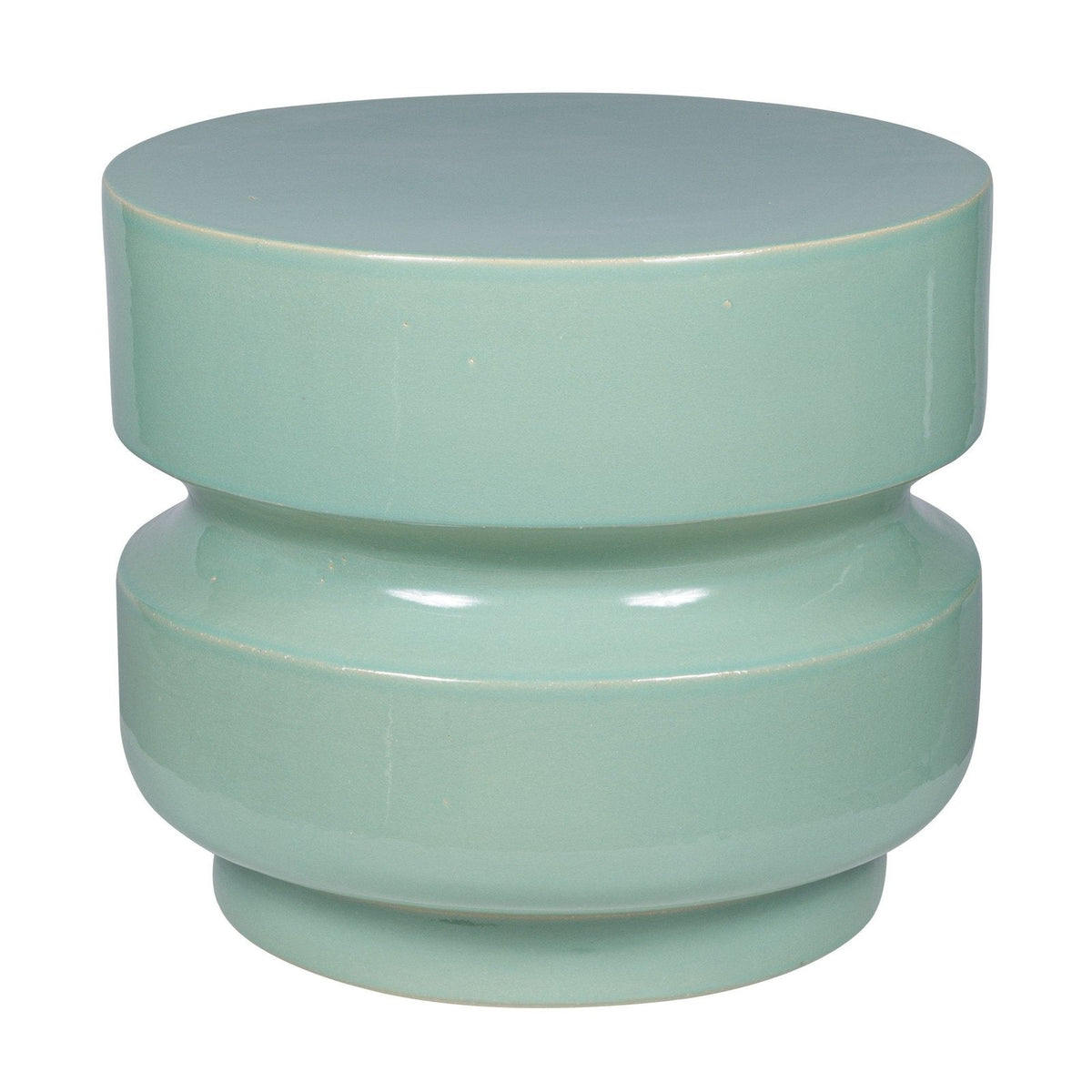 Seasonal Living Balance Stool/Accent Table 18" - Mint Outdoor End Table