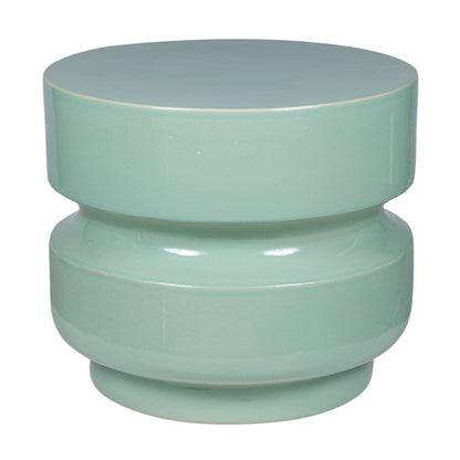 Seasonal Living Balance Stool/Accent Table 18" - Mint Outdoor End Table