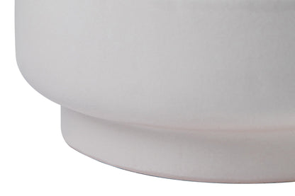 Seasonal Living Balance Garden Stool 18" - White Outdoor End Table