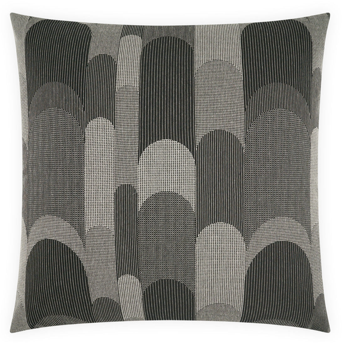 Balutto Black Throw Pillow