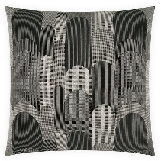 Balutto Black Throw Pillow