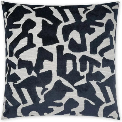 Banksy Navy Abstract Navy Large Throw Pillow Insert - LOOMLAN - D.V. Kap - Throw Pillows