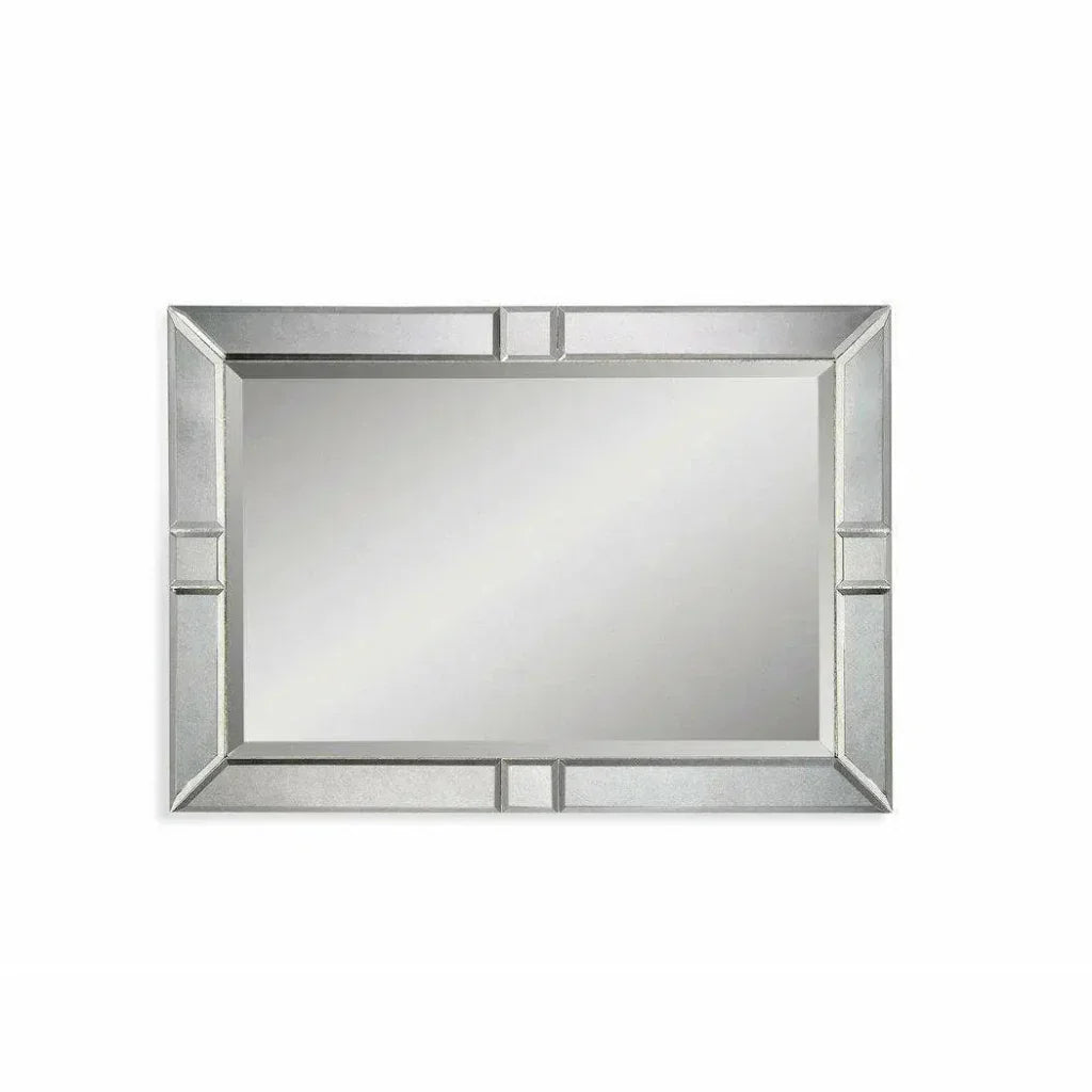 Barbarella 42" Rectangle Bevel Wall Mirror - LOOMLAN - Bassett Mirror - Wall Mirrors