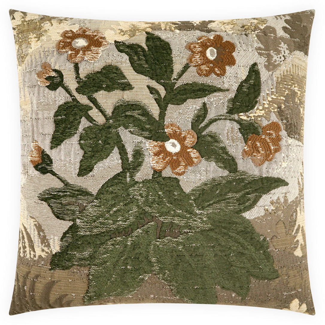 Barcelos Floral Design Throw Pillow