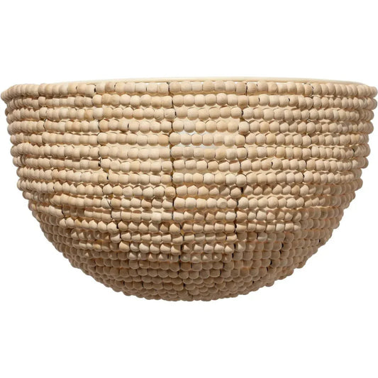 Barnacle Beaded Demi Lune Sconce - LOOMLAN - Jamie Young - Wall Sconces