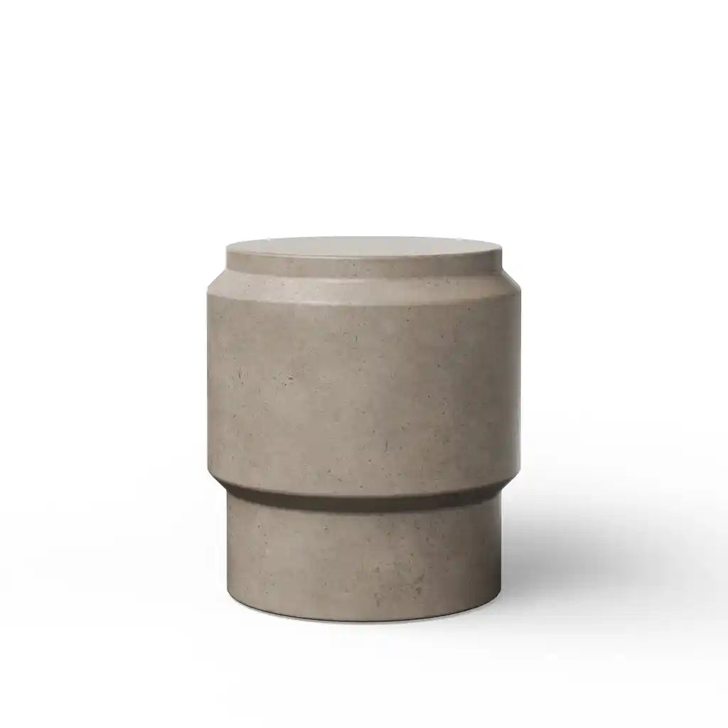 Urbia Barrel Concrete Made Stylish Outdoor Stool