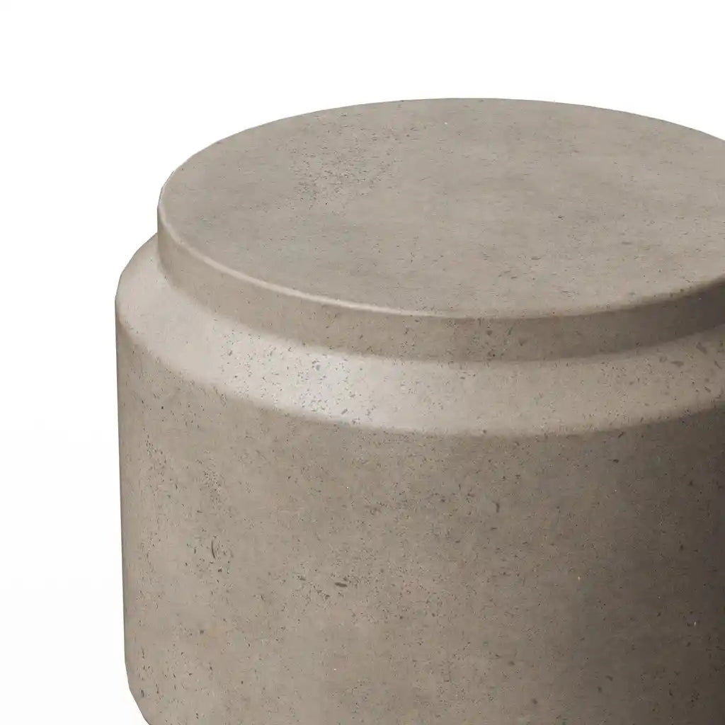 Urbia Barrel Concrete Made Stylish Outdoor Stool
