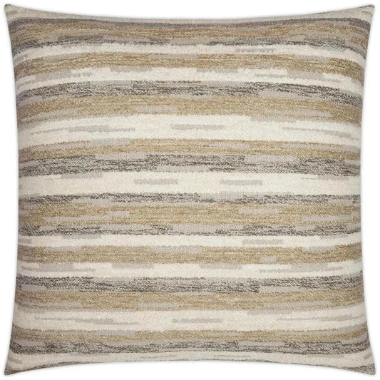 Barrio Western Chic Tan Taupe Large Throw Pillow Insert - LOOMLAN - D.V. Kap - Throw Pillows