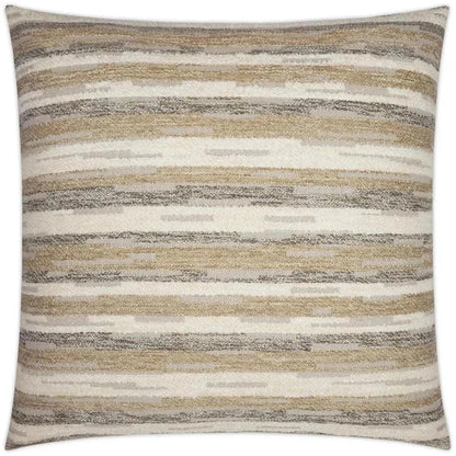 Barrio Western Chic Tan Taupe Large Throw Pillow Insert - LOOMLAN - D.V. Kap - Throw Pillows
