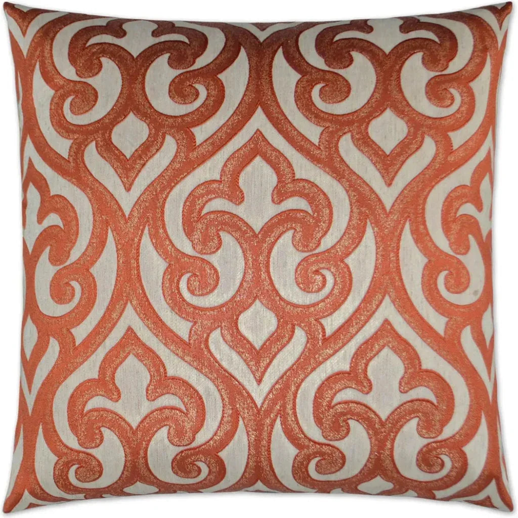 Bastia Red Throw Pillow With Insert