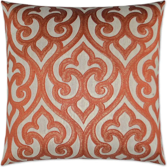 Bastia Red Throw Pillow With Insert