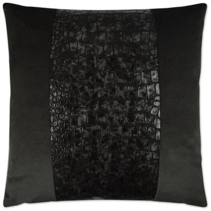 Bayou Charcoal Black Throw Pillow Insert - LOOMLAN - D.V. Kap - Throw Pillows