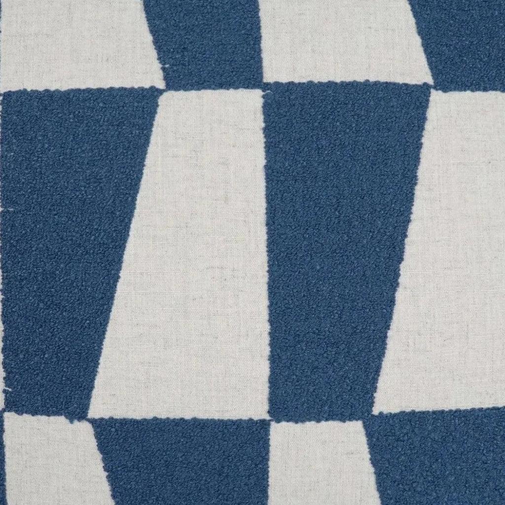 Bayview Cobalt Geometric Blue Large Throw Pillow Insert - LOOMLAN - D.V. Kap - Throw Pillows