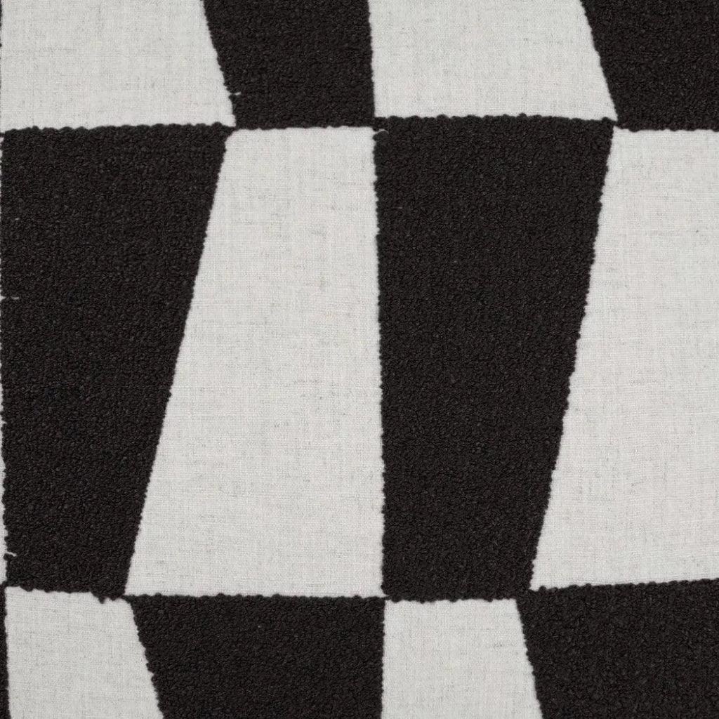 Bayview Domino Black Large Throw Pillow Insert - LOOMLAN - D.V. Kap - Throw Pillows