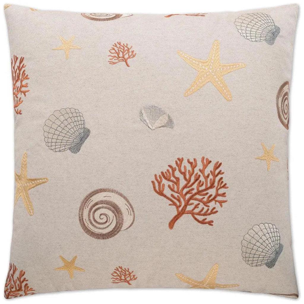 Beachcomber Red Throw Pillow With Insert - LOOMLAN - D.V. Kap - Throw Pillows