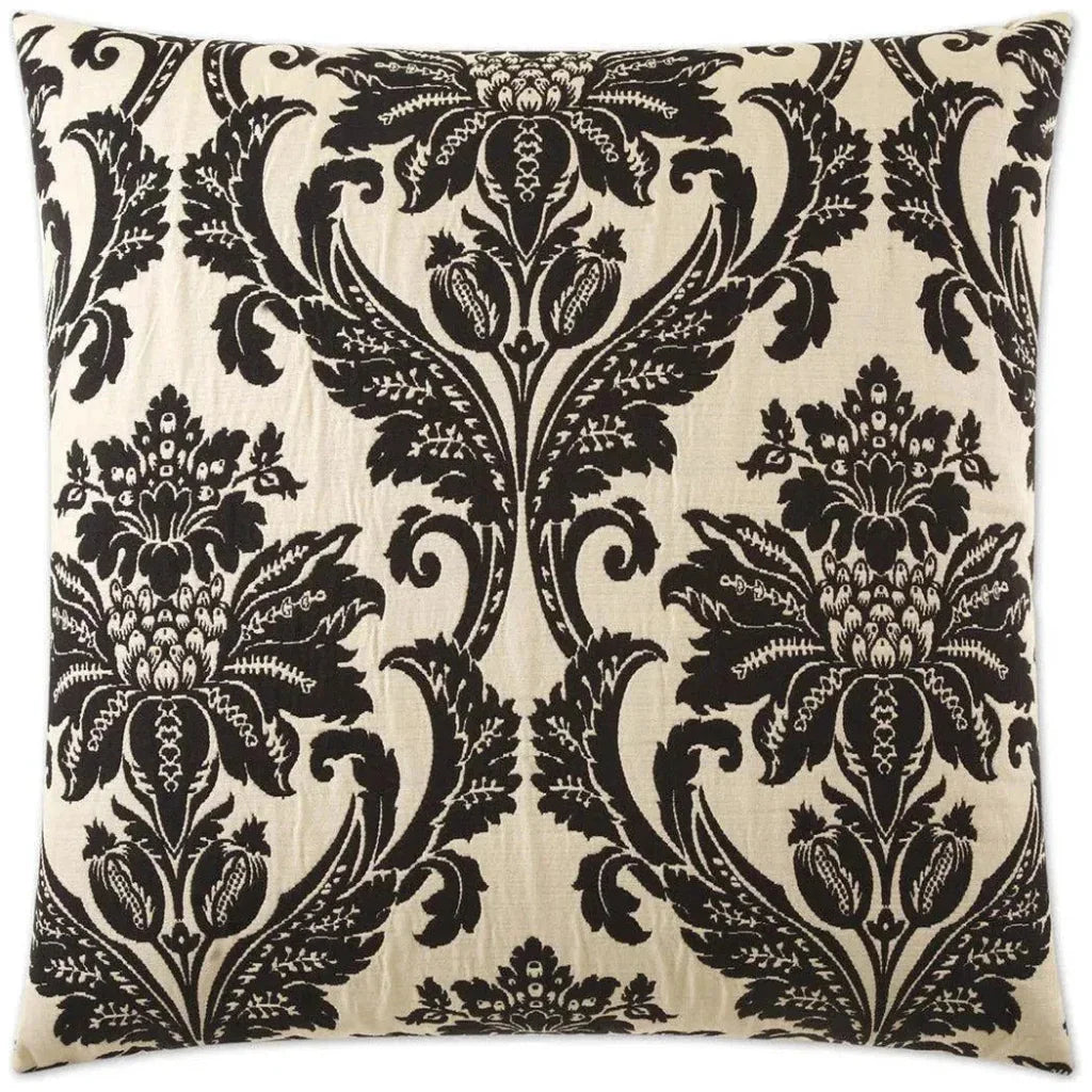 Beatrice Black Throw Pillow With Insert - LOOMLAN - D.V. Kap - Throw Pillows