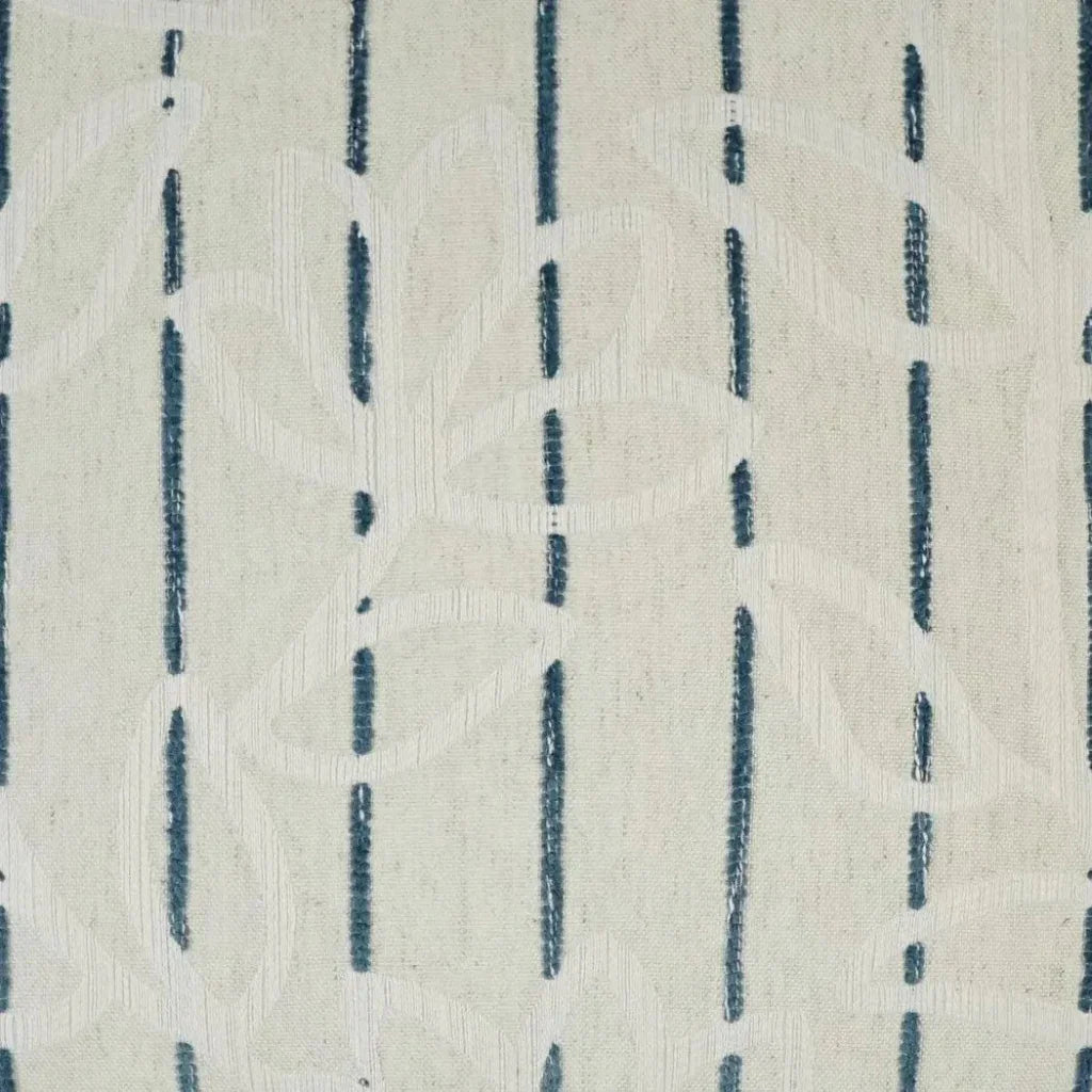 Becca Floral Stripes Blue Large Throw Pillow Insert - LOOMLAN - D.V. Kap - Throw Pillows