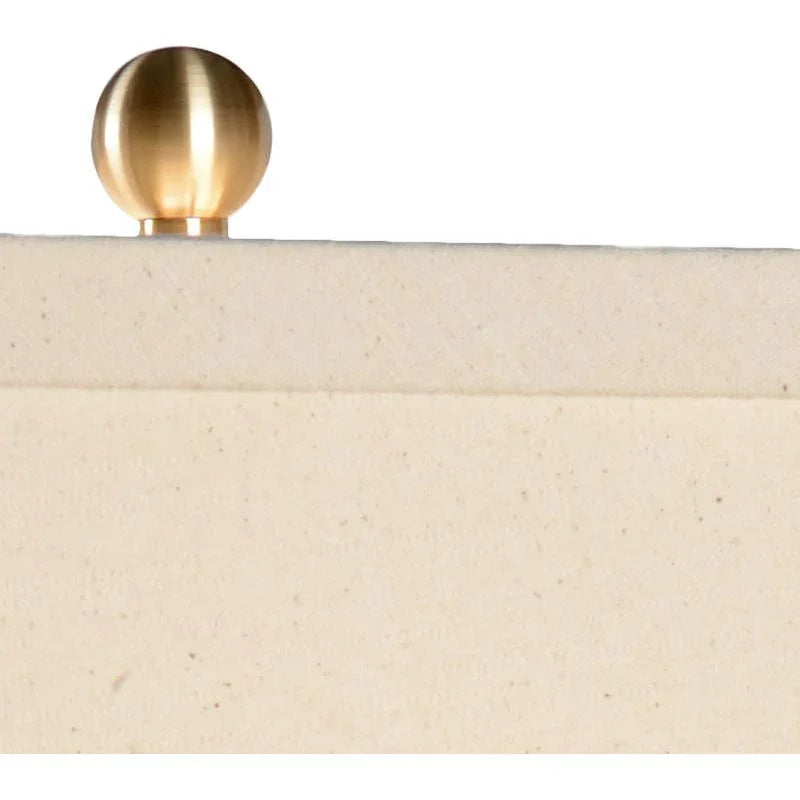 Becker Ceramic Made Antique Brass Vase Table Lamp - LOOMLAN - Chelsea House - Table Lamps