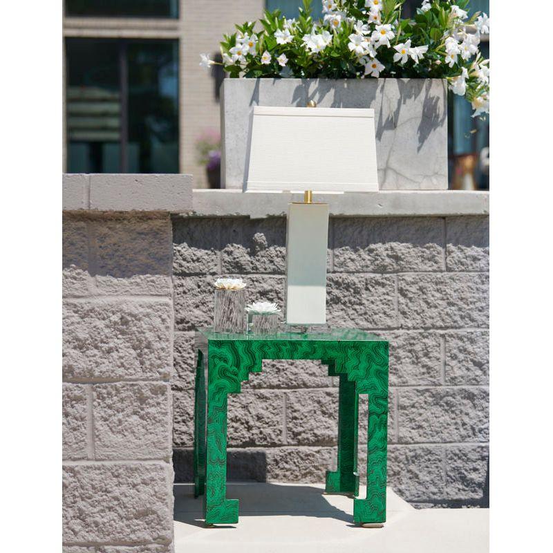 Becker Ceramic Made Antique Brass Vase Table Lamp - LOOMLAN - Chelsea House - Table Lamps