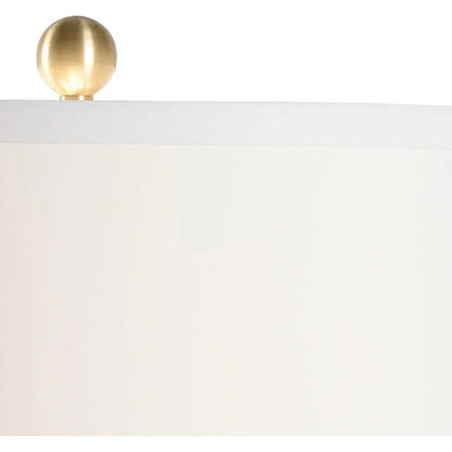 Beehive Blue Ceramic And Gold Accents Urn Table Lamp - LOOMLAN - Chelsea House - Table Lamps