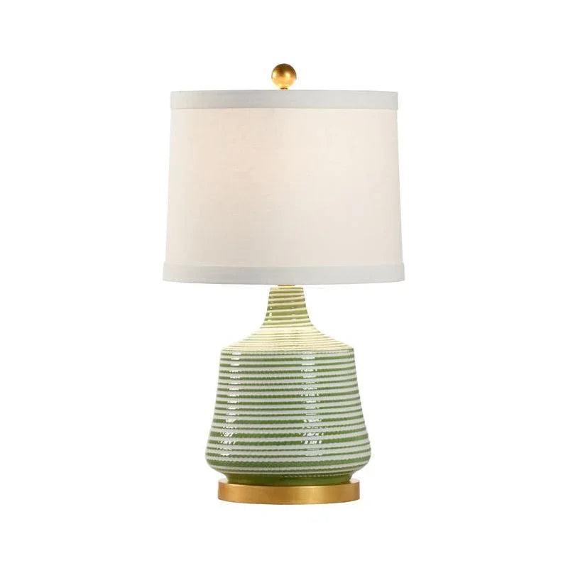 Beehive Modern Linen Shade Table Lamp - LOOMLAN - Chelsea House - Table Lamps