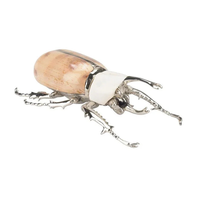 Beetle Style Silver Plated Paperweight - LOOMLAN - Chelsea House - Statues & Sculptures