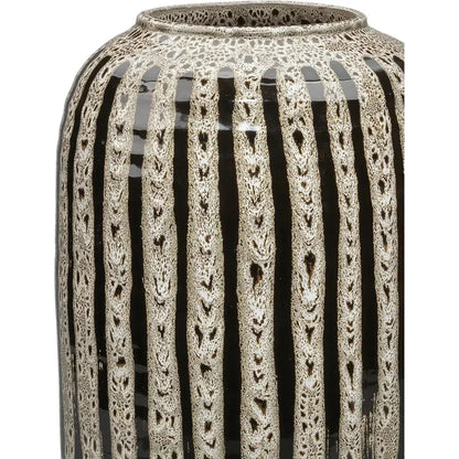 Beige Ceramic Barnaby Vase - LOOMLAN - Jamie Young - Vases & Jars