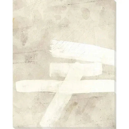 Beige Strokes Indoor Outdoor Wall Art - LOOMLAN - LOOMLAN - Canvas Art