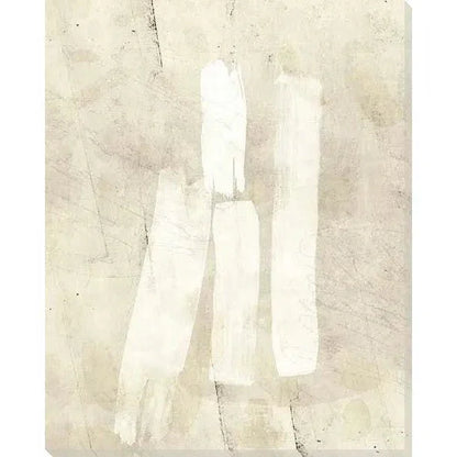 Beige Strokes Indoor Outdoor Wall Art - LOOMLAN - LOOMLAN - Canvas Art
