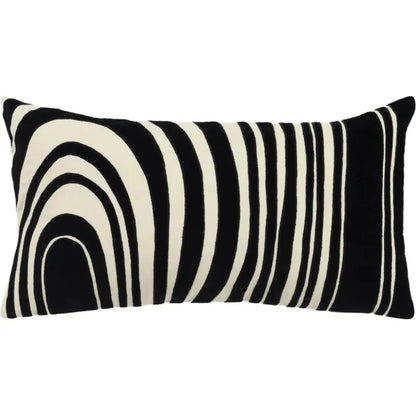 Bella Abstract lInes Large Lumbar Pillow Insert - LOOMLAN - LOOMLAN - Throw Pillows