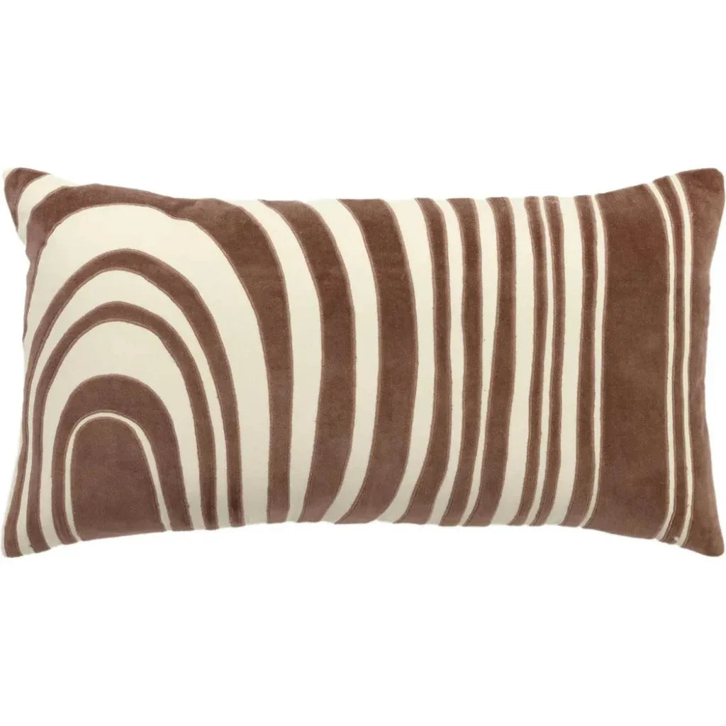 Bella Abstract lInes Large Lumbar Pillow Insert - LOOMLAN - LOOMLAN - Throw Pillows