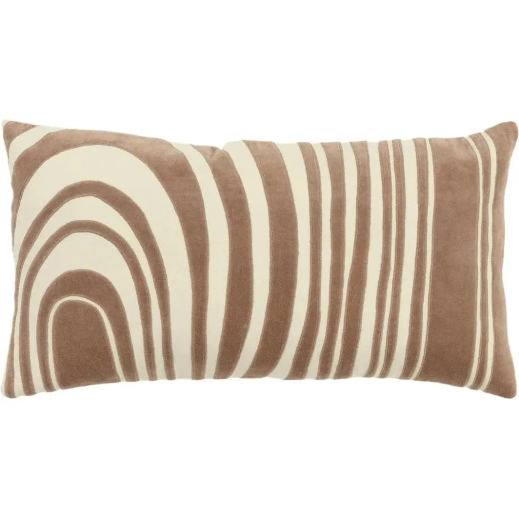 Bella Abstract lInes Large Lumbar Pillow Insert - LOOMLAN - LOOMLAN - Throw Pillows