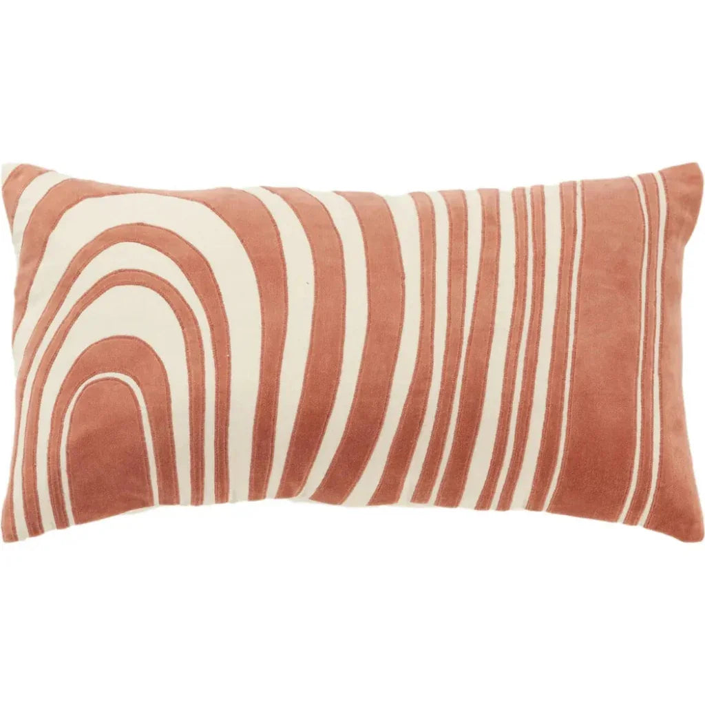 Bella Abstract lInes Large Lumbar Pillow Insert - LOOMLAN - LOOMLAN - Throw Pillows