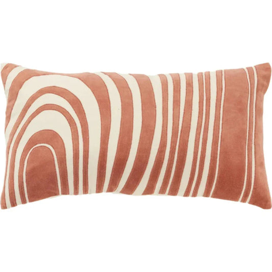 Bella Abstract lInes Large Lumbar Pillow Insert - LOOMLAN - LOOMLAN - Throw Pillows