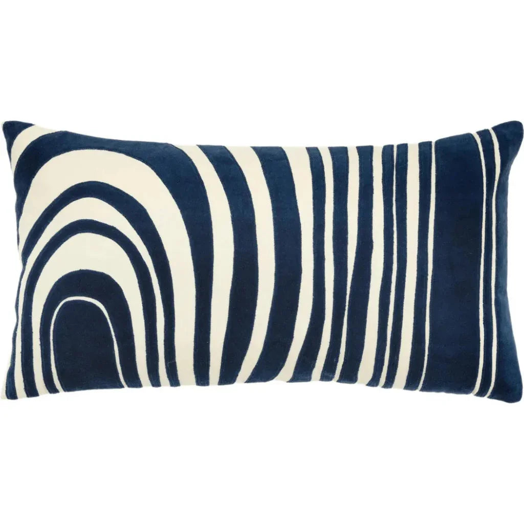 Bella Abstract lInes Large Lumbar Pillow Insert - LOOMLAN - LOOMLAN - Throw Pillows