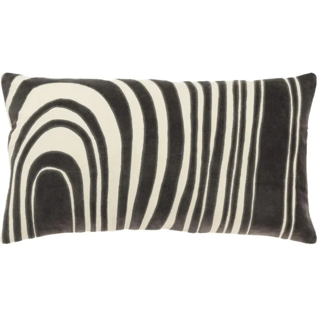 Bella Abstract lInes Large Lumbar Pillow Insert - LOOMLAN - LOOMLAN - Throw Pillows